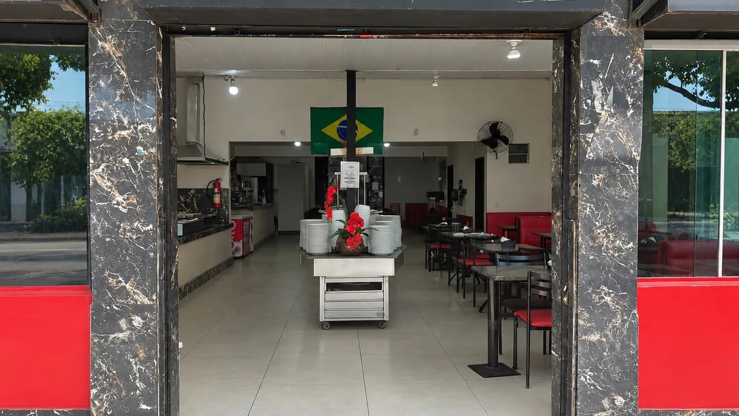 Entrada do restaurante Paladar em Ceilândia